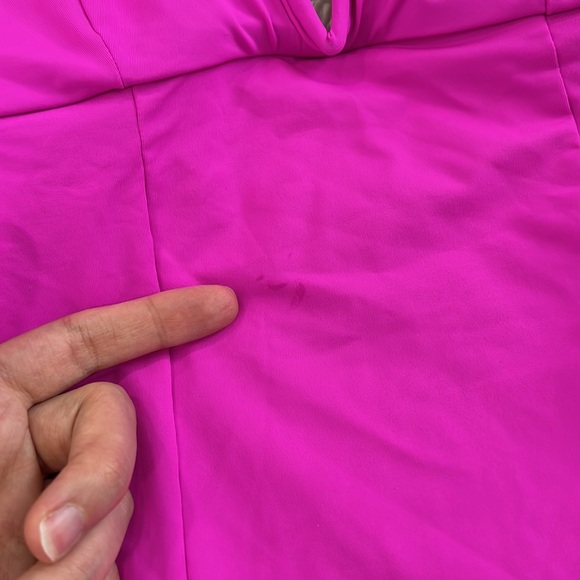 BECCA Color Coded One Piece Swimsuit Plunging Neck Swimsuit pink - Picture 5 of 9